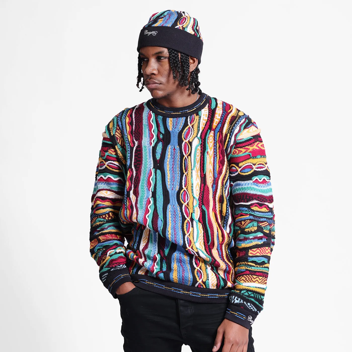 COOGI Los Angeles Crewneck pulover multicolor bumbac
