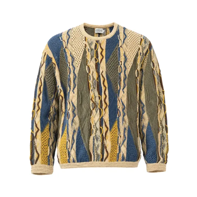 COOGI Heavy Weight Fashion Knit Crewneck pulover multicolor