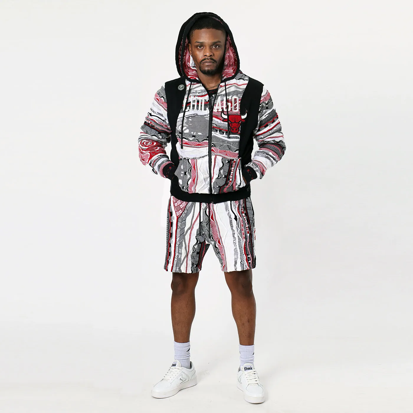 COOGI X NBA Chicago Bulls sort baschet multi rosu