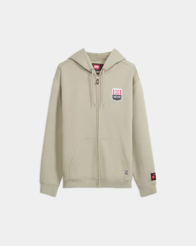 Ecko Red Cornerstone Full Zip Hoodie hanorac bej bumbac