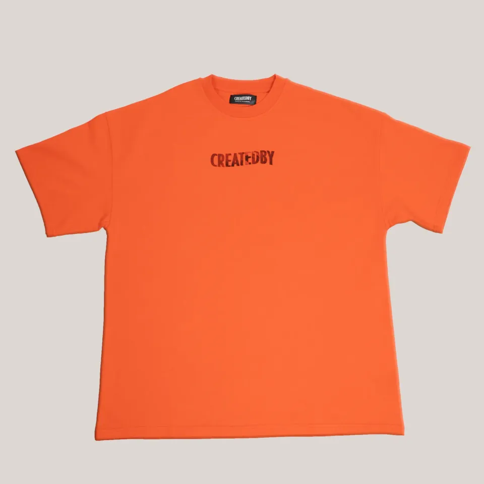 Createdby Orange Culture tricou portocaliu bumbac