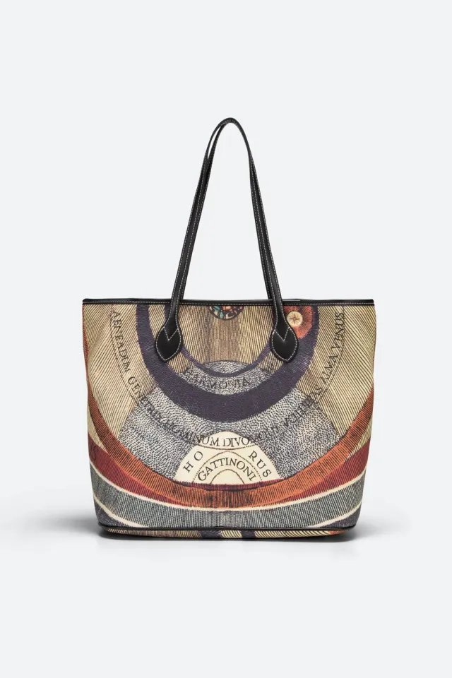 Gattinoni Planetarium Classic geanta shopping 33 cm watercolor