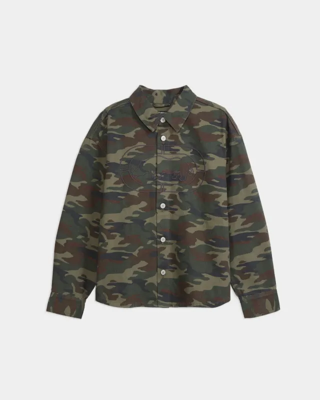 Ecko Red Ridgewood geaca twill din bumbac cu nasturi