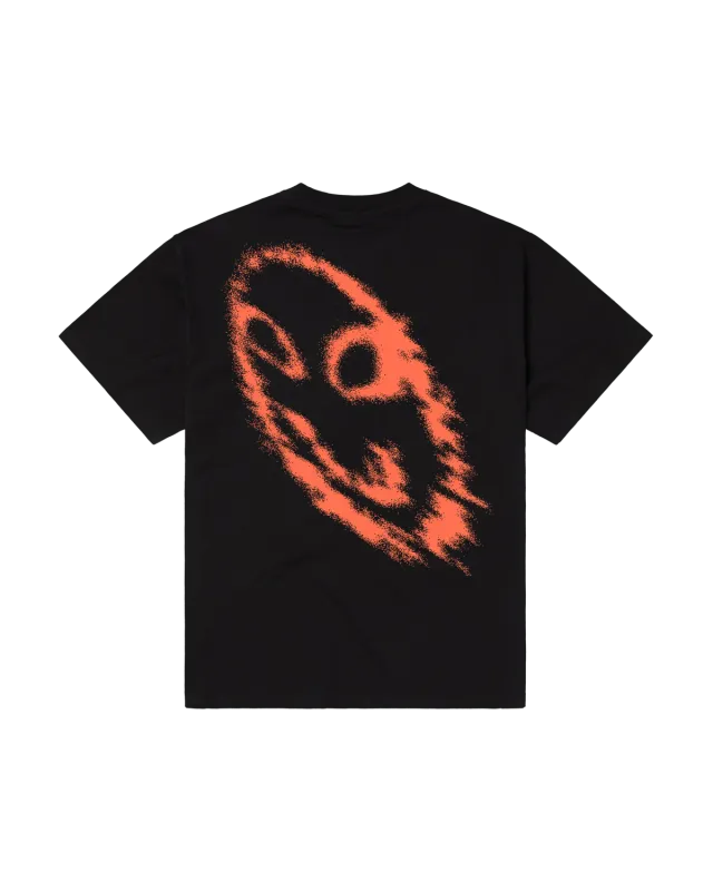 No Problemo Smile Away tricou negru bumbac