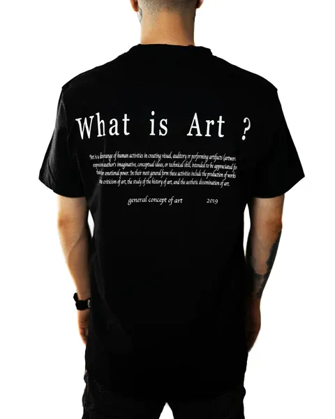 CREATEDBY What is Art tricou negru bumbac