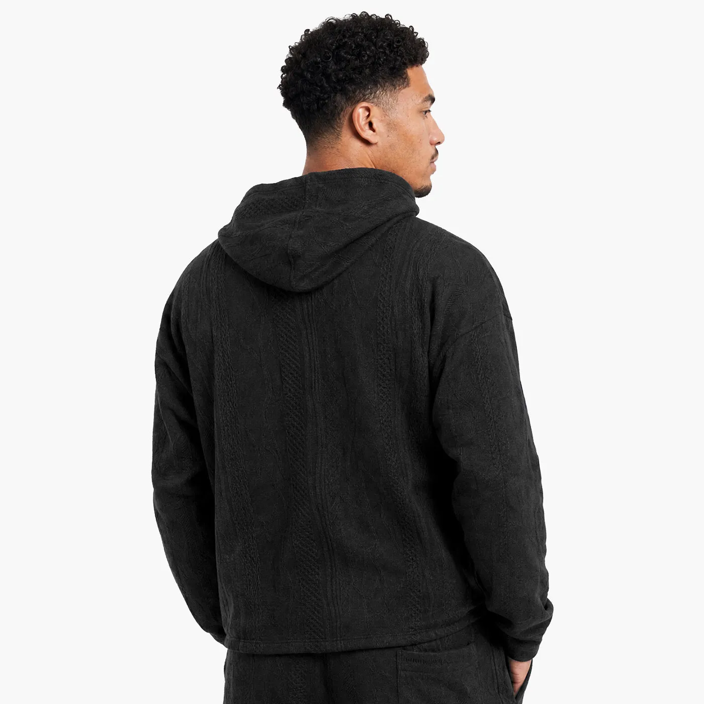 COOGI BlackOut hanorac bărbați negru tricot bumbac