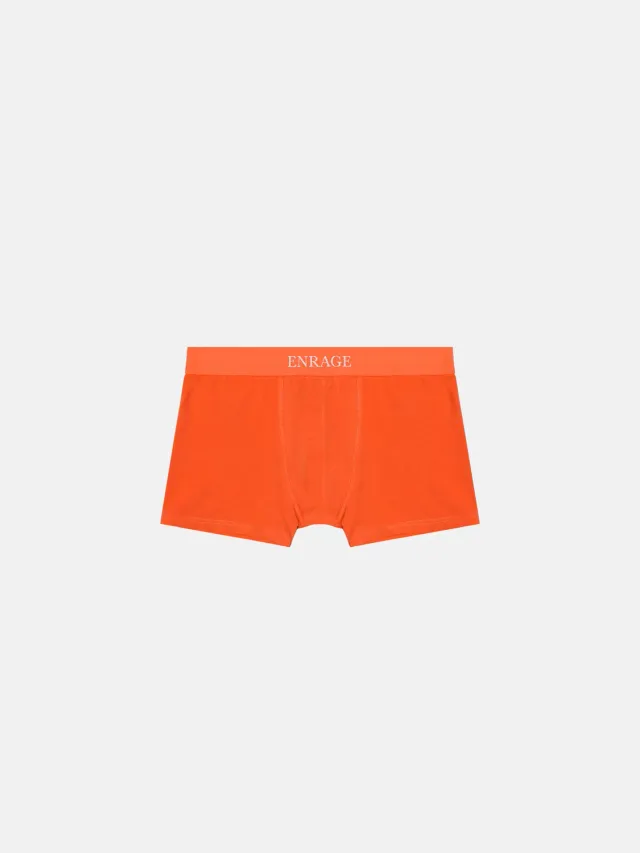Enrage boxeri portocalii bumbac elastic