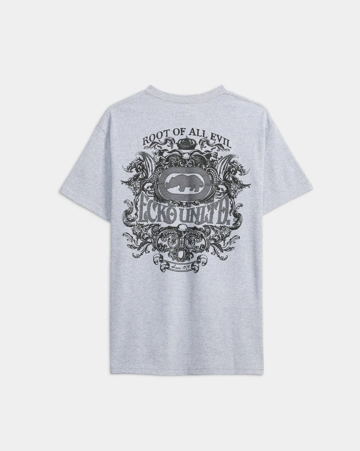 Ecko Red Route of All Evil tricou bumbac cu rinocer