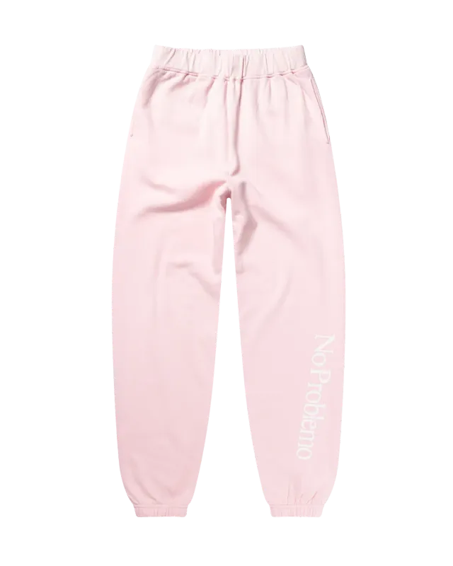 No Problemo NP30002.03 pantaloni trening Pale Pink bumbac