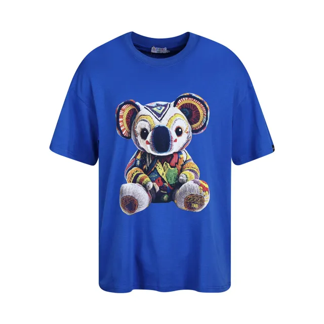 COOGI Koala Tricou oversized albastru royal bumbac