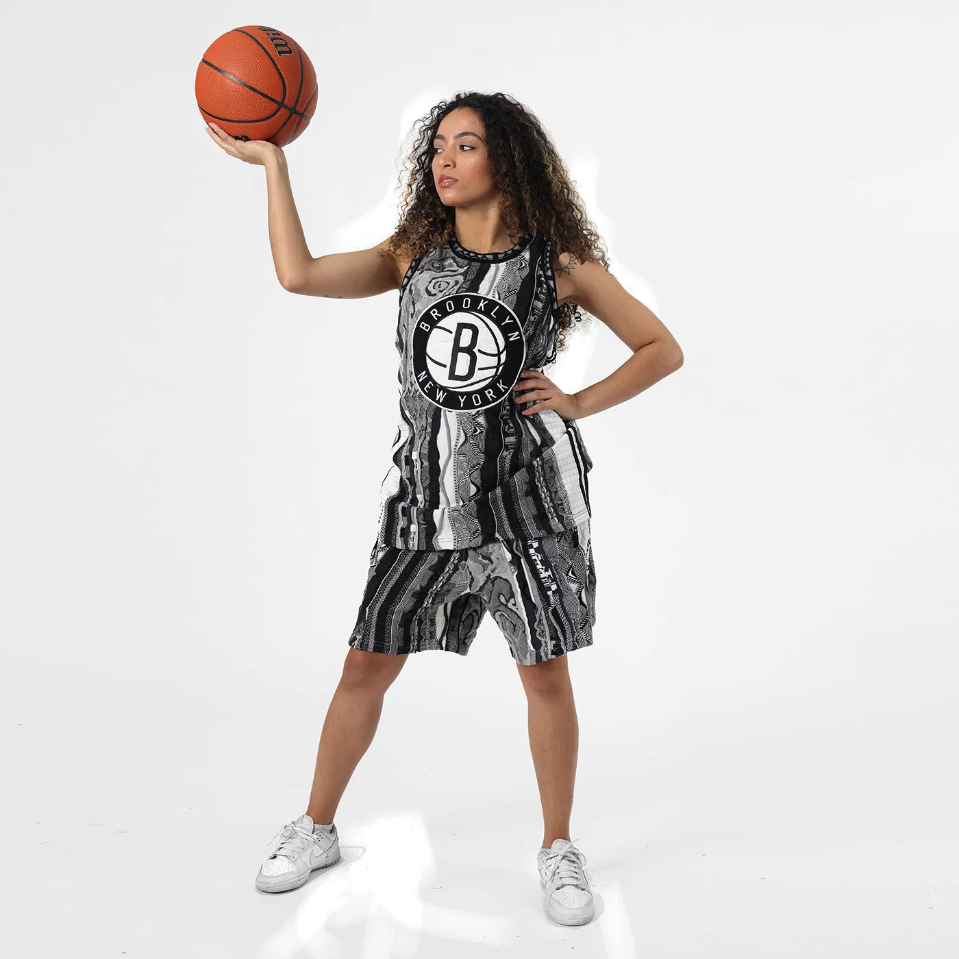 COOGI X NBA Brooklyn Nets vesta tricotata multicolor bumbac