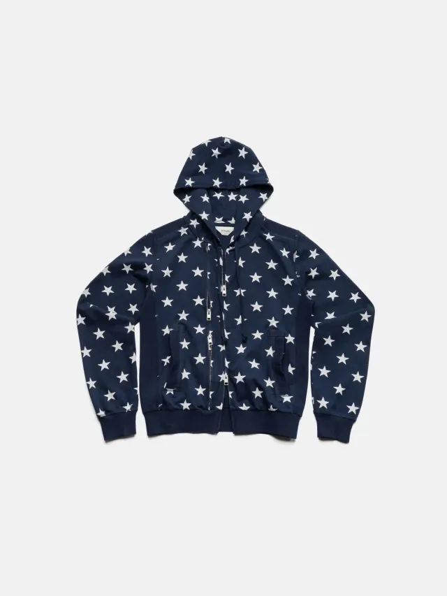 Enrage Slim Zip Hoodie hanorac stars fermoar
