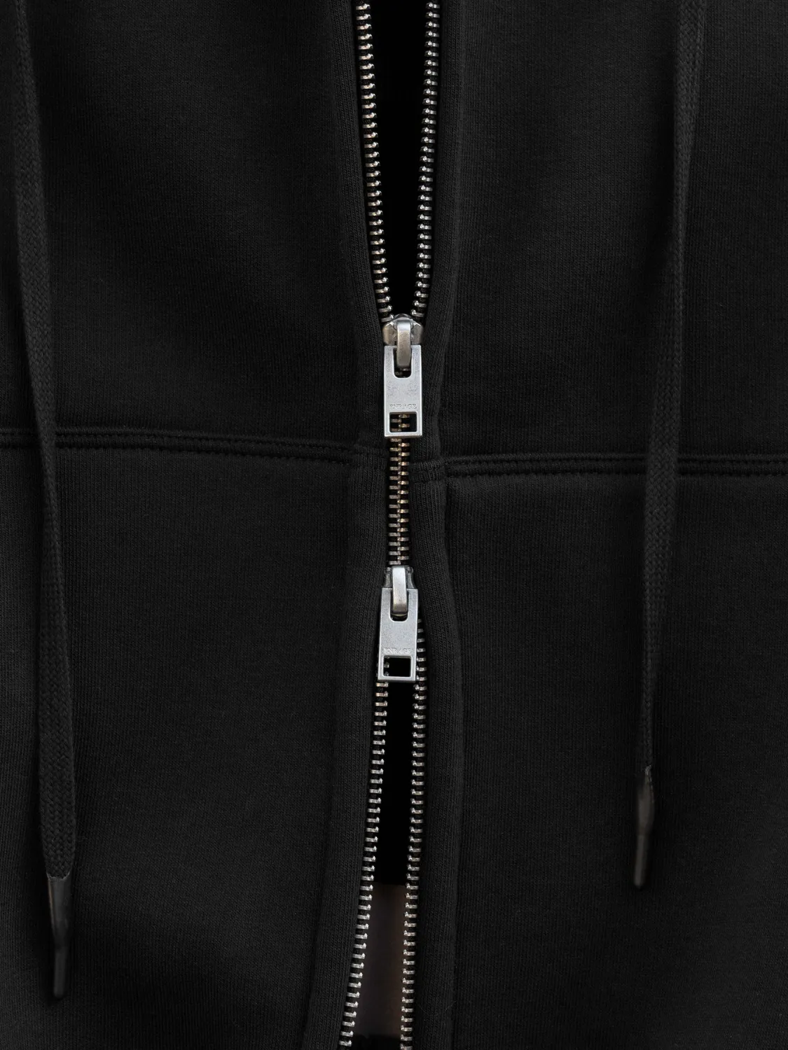 Enrage Bubble Zip Hoodie hanorac negru fleece gros