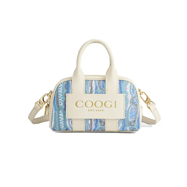 COOGI Siena Mini geanta crossbody albastra piele