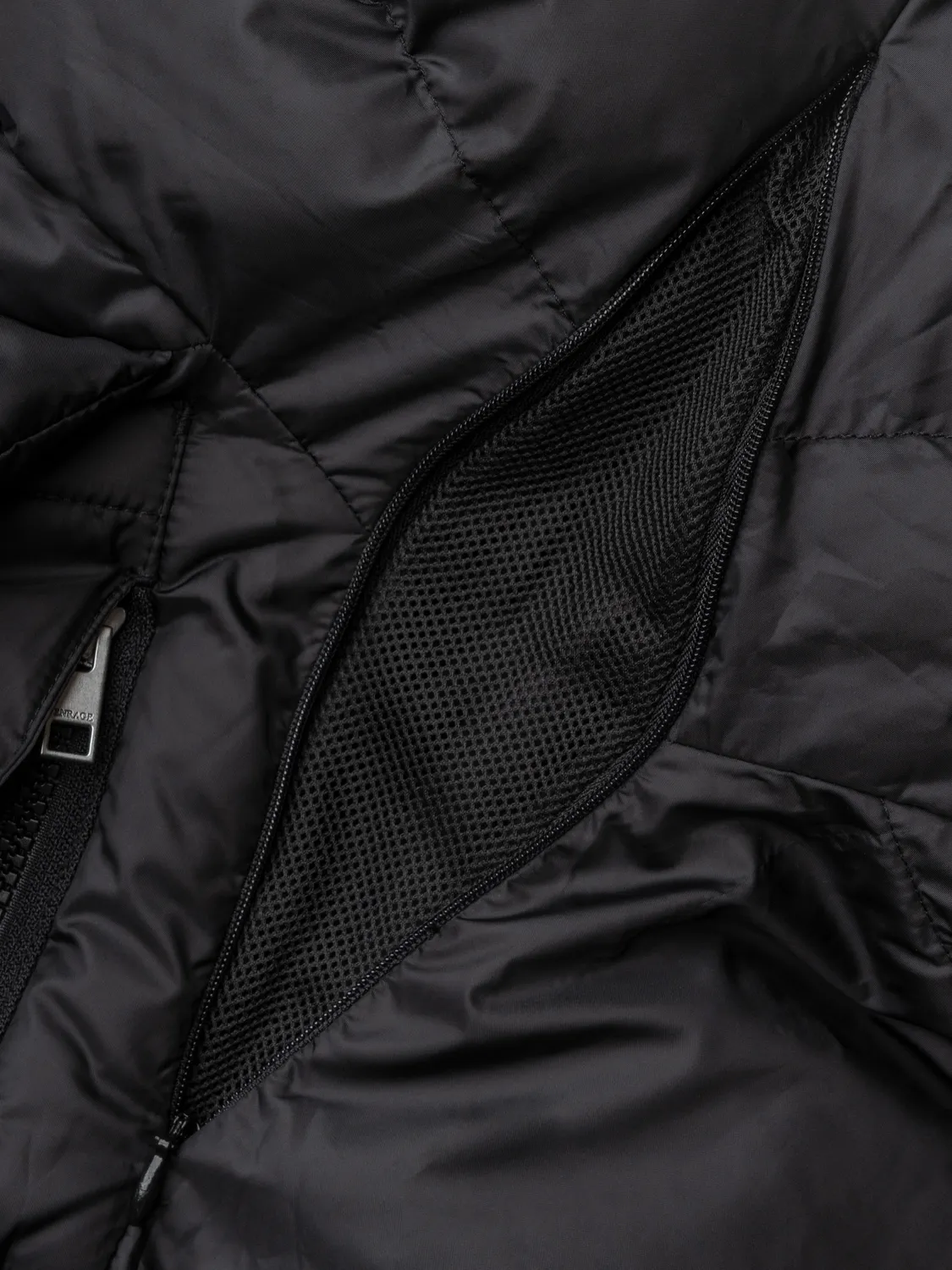Enrage Puffy Jacket geacă neagră de iarnă pufoasă