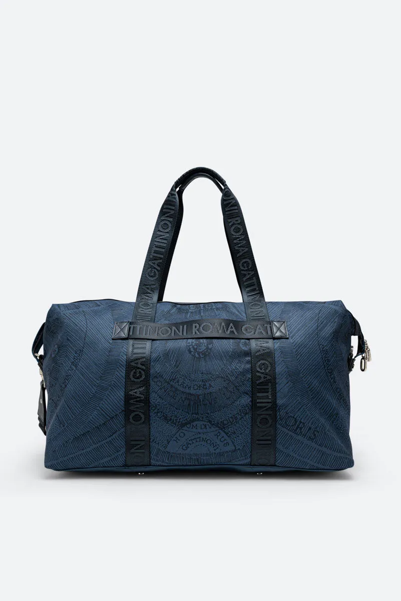Gattinoni Maya Experience geanta mana albastra nailon 44 cm
