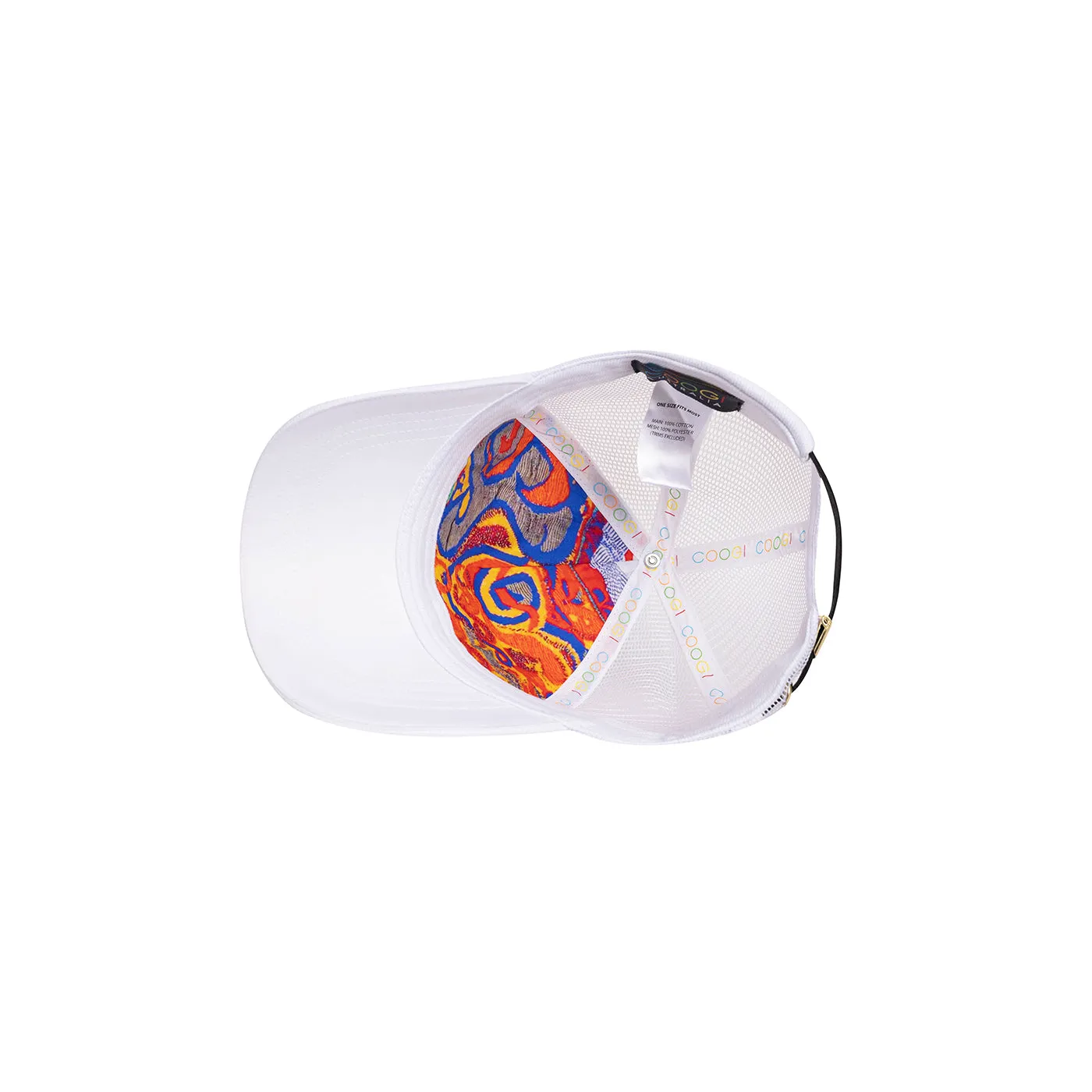 COOGI Australia șapcă trucker albă reglabilă