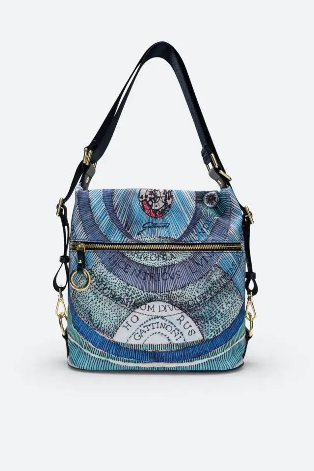 Gattinoni Planetarium Maya rucsac Aquamarine nailon