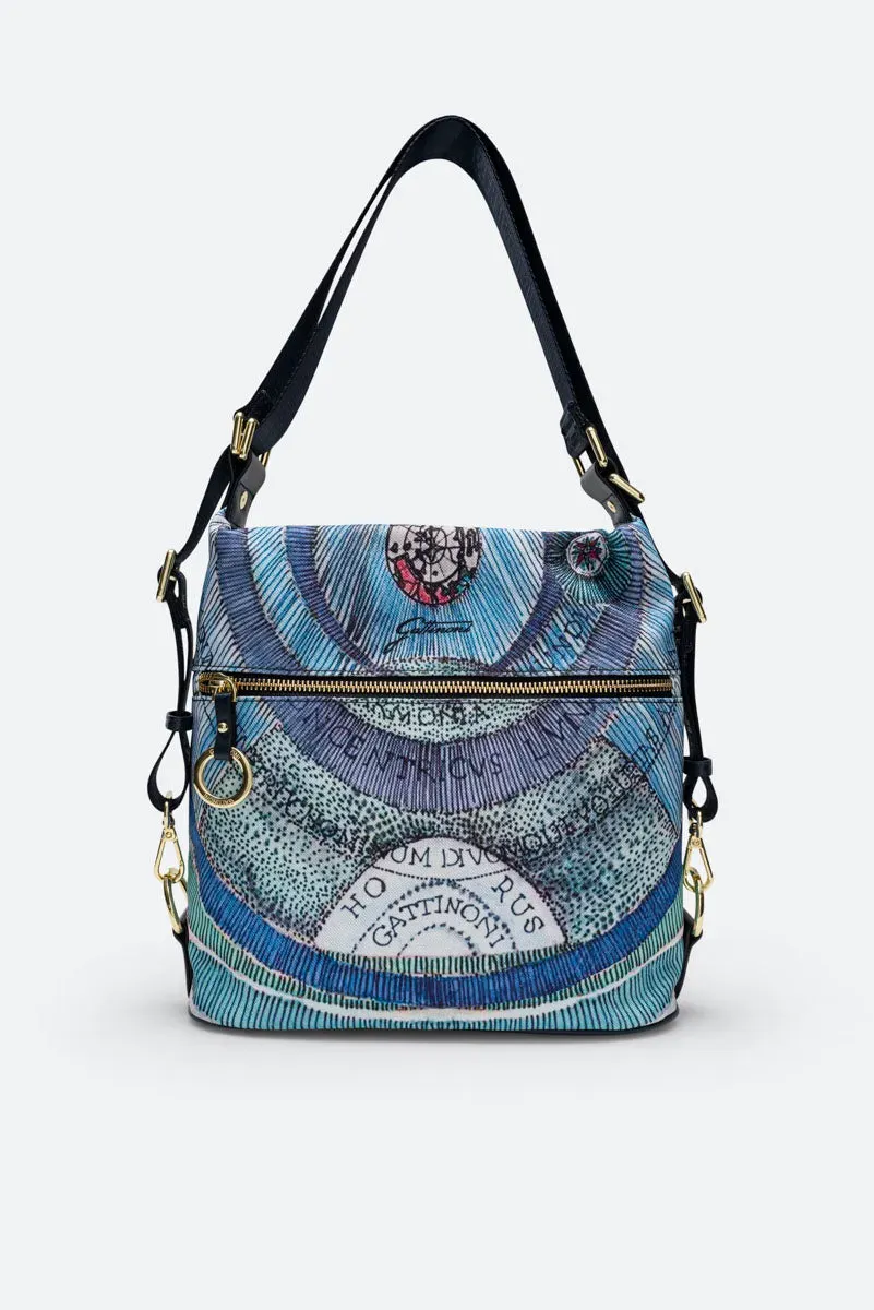 Gattinoni Planetarium Maya rucsac Aquamarine nailon