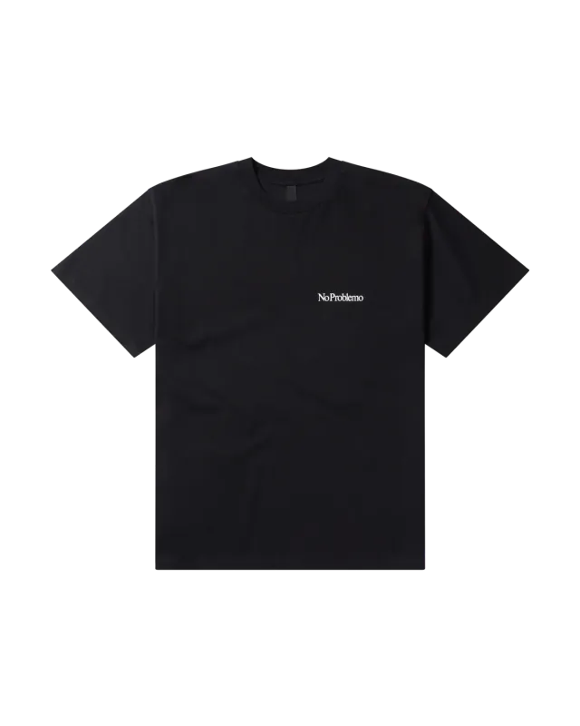 No Problemo Mini Problemo tricou negru bumbac mediu