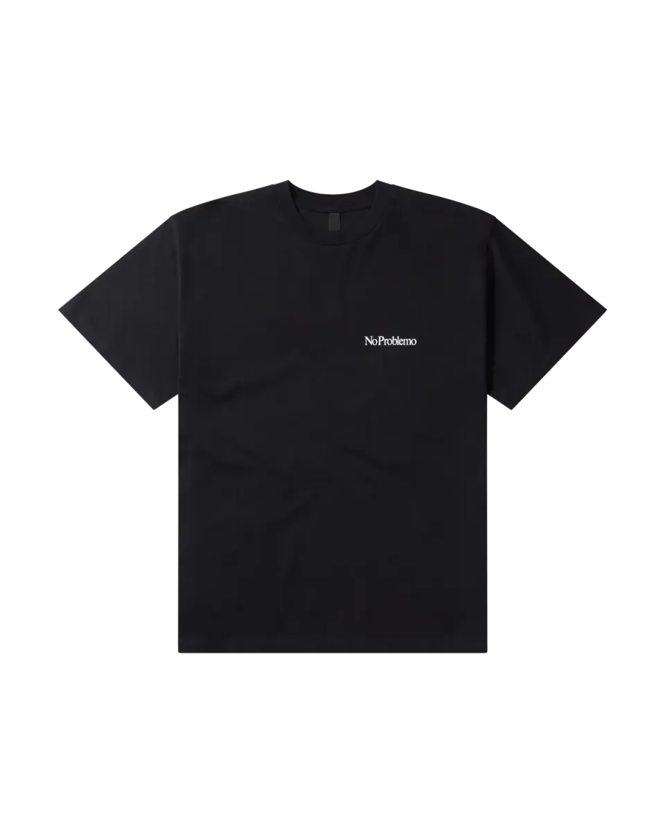 No Problemo Mini Problemo tricou negru bumbac mediu