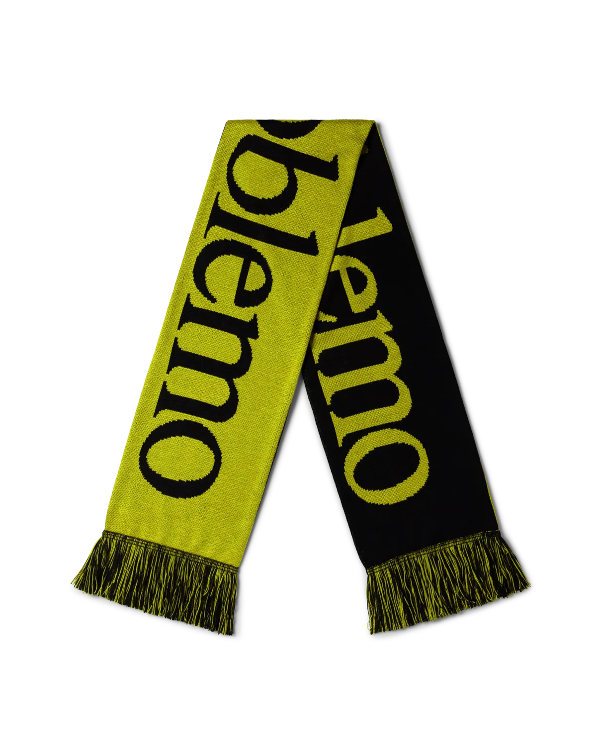 No Problemo Scarf fular galben tricotat