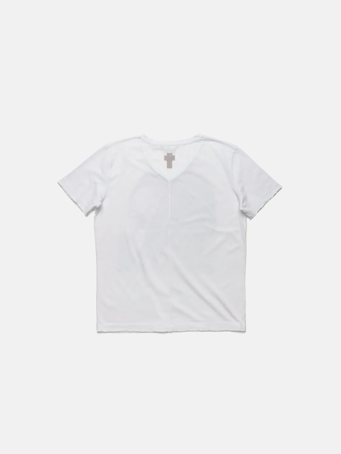 Enrage V-Neck Tee Dorothy White tricou alb bumbac