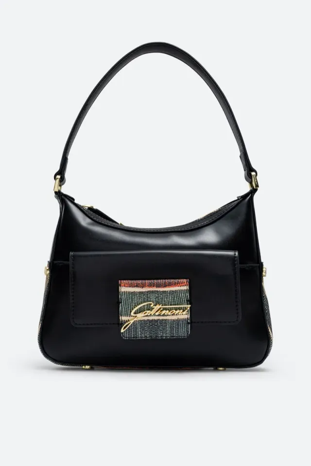 Gattinoni Planetarium Classic geanta baguette hobo piele sintetica