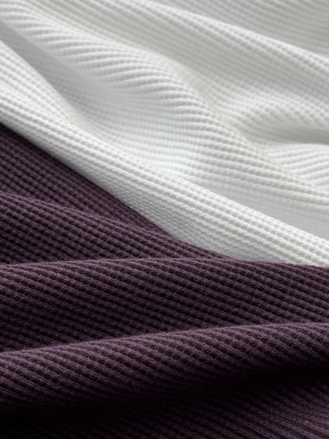 Enrage Thermal bluza alba waffle bumbac maneca lunga