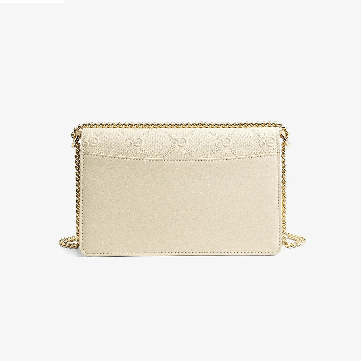 COOGI Capitola Crossbody geanta crem piele naturala