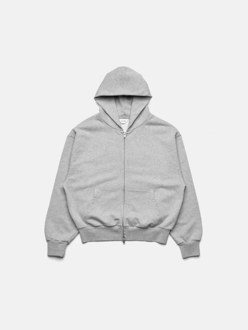 Enrage Blanc Zip Hoodie hanorac gri bumbac
