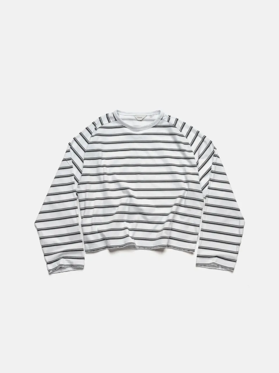 Enrage Baggy Longsleeve bluză alb dungi bumbac