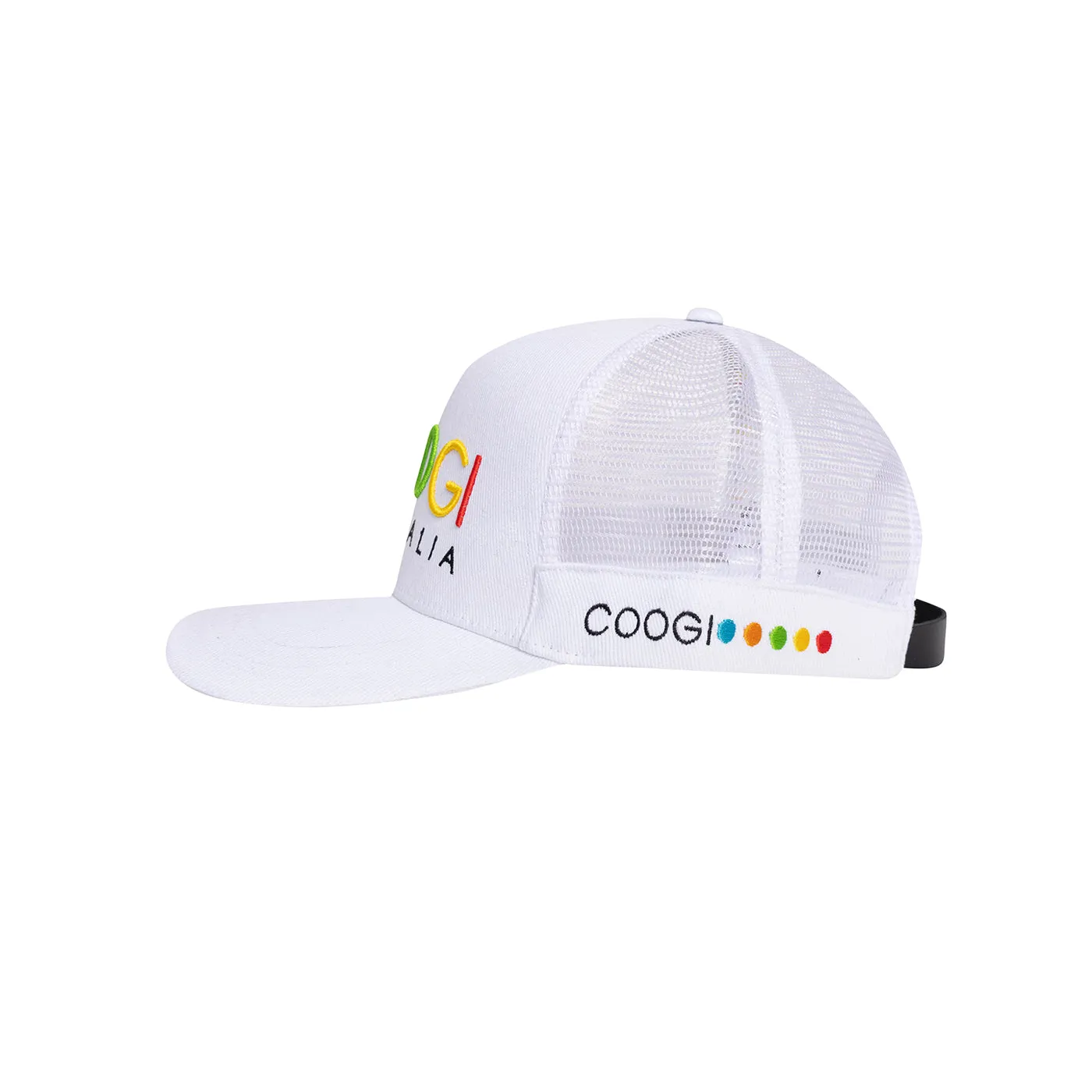 COOGI Australia șapcă trucker albă reglabilă