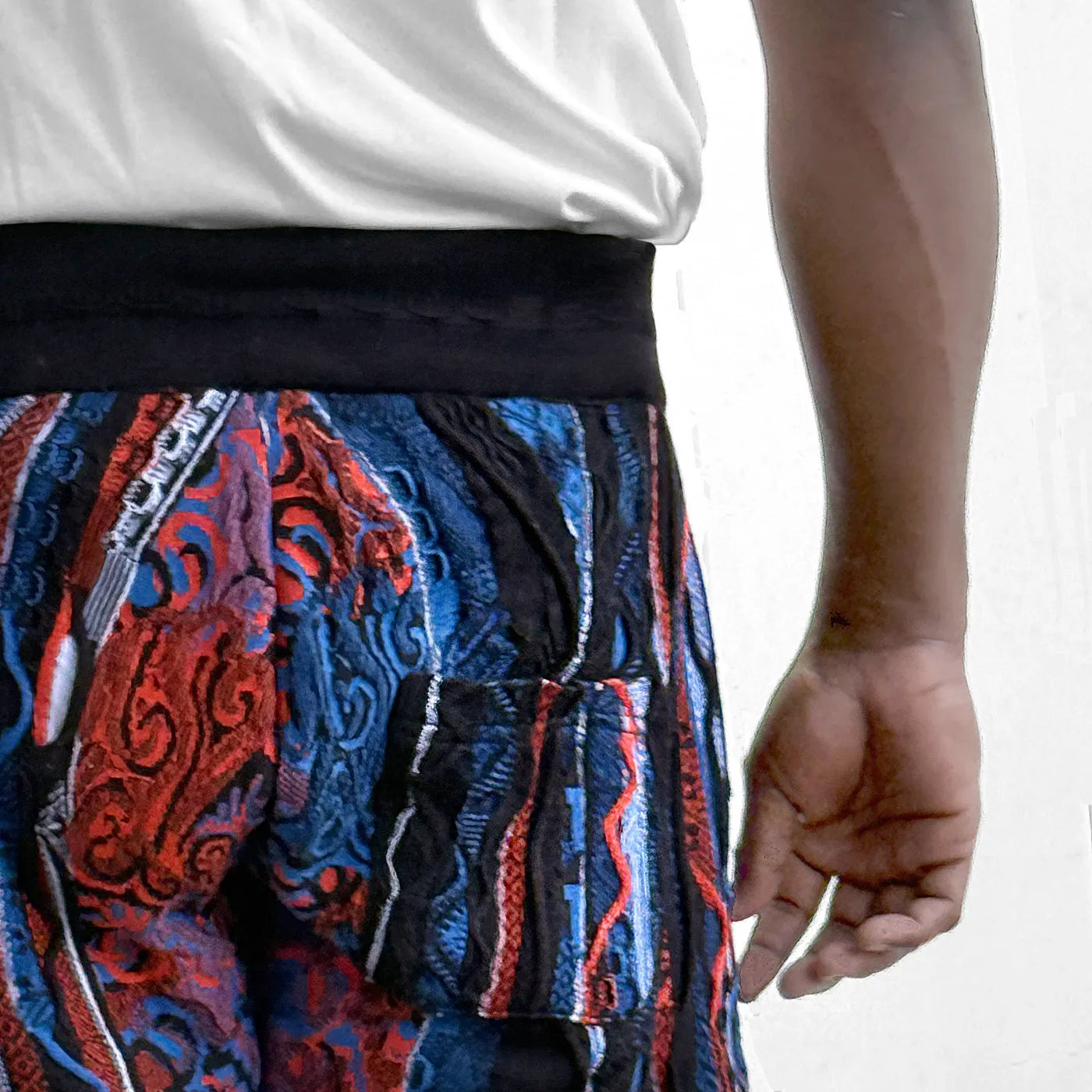COOGI Navy Orange sort tricotat bleumarin-portocaliu