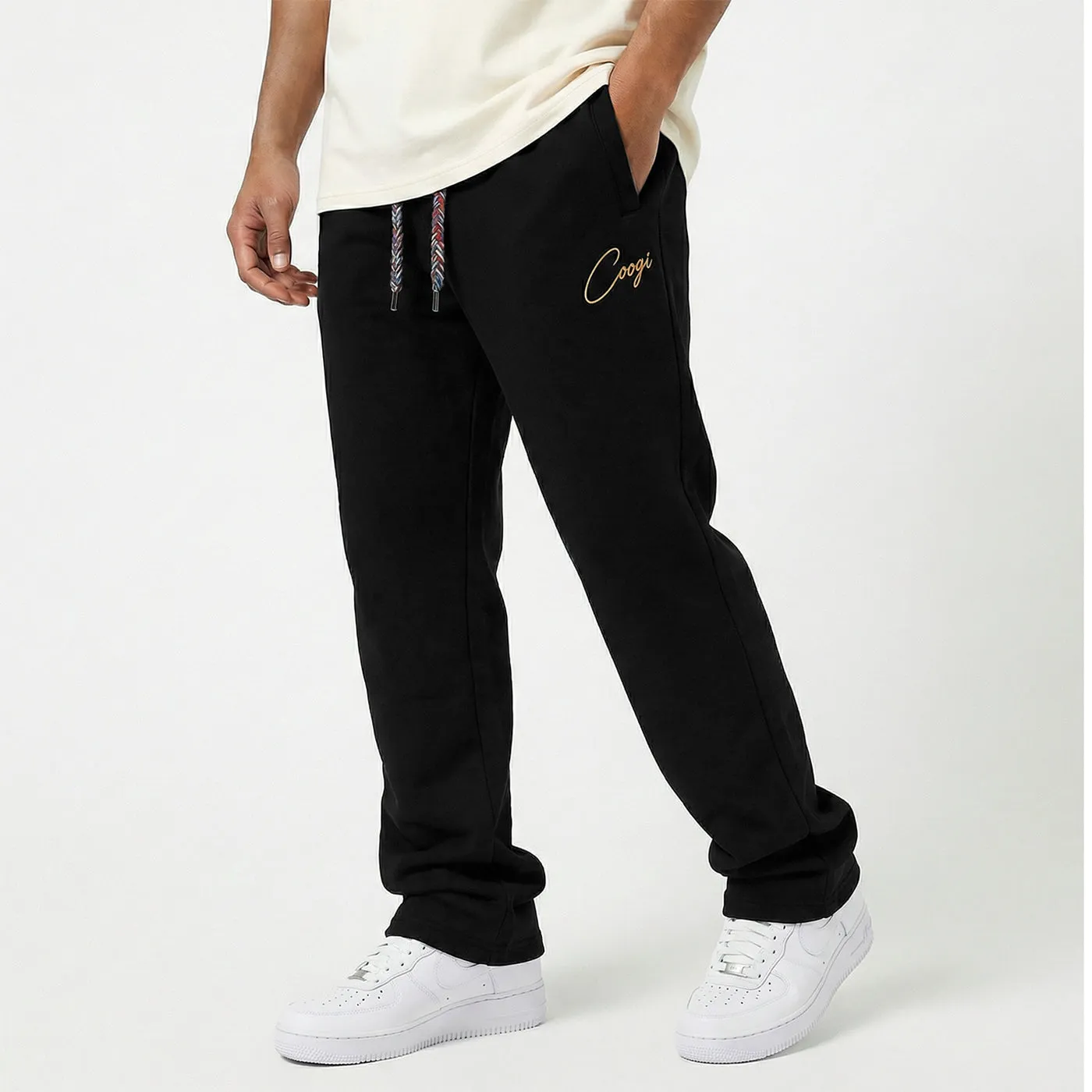 COOGI Crown Reserve Script jogger negru oversized