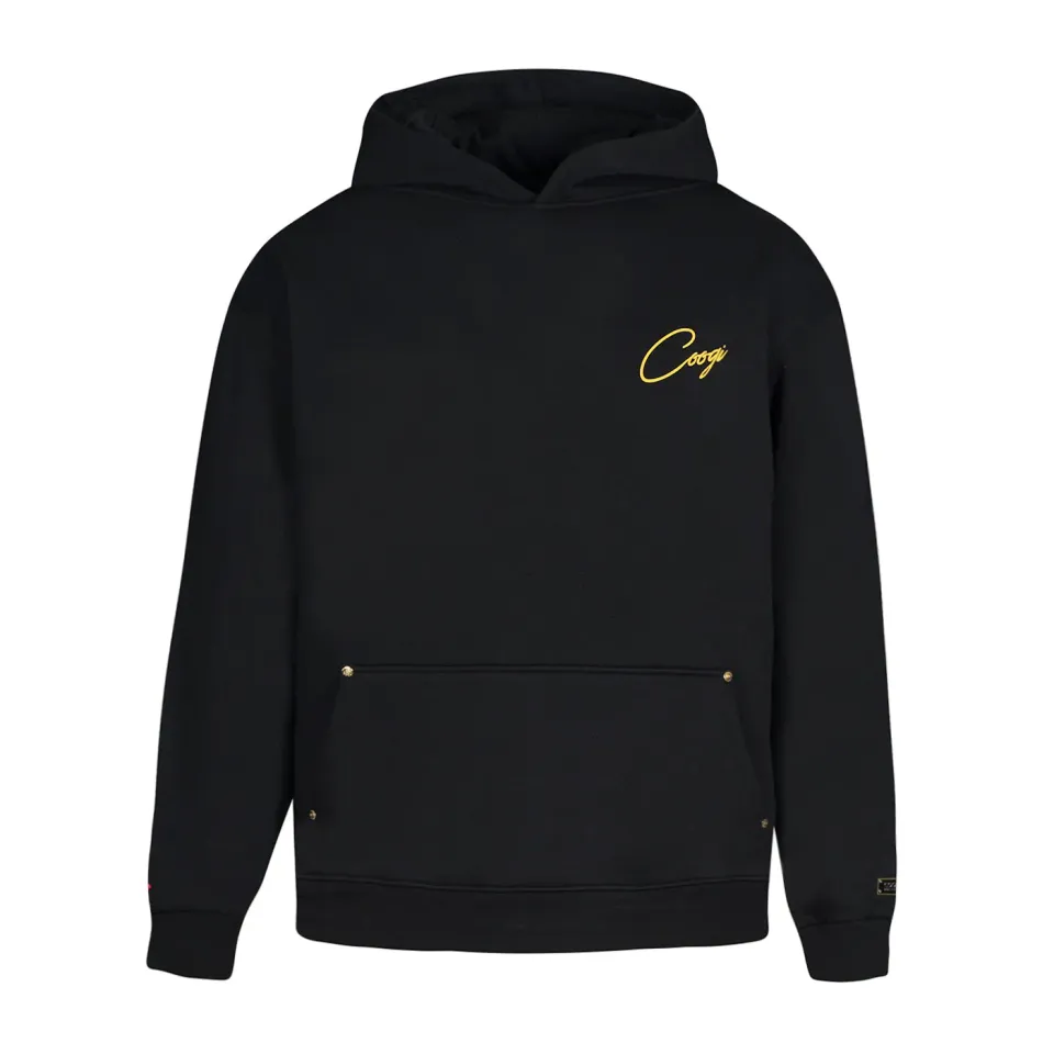 COOGI Crown Reserve Script hanorac oversized negru fleece