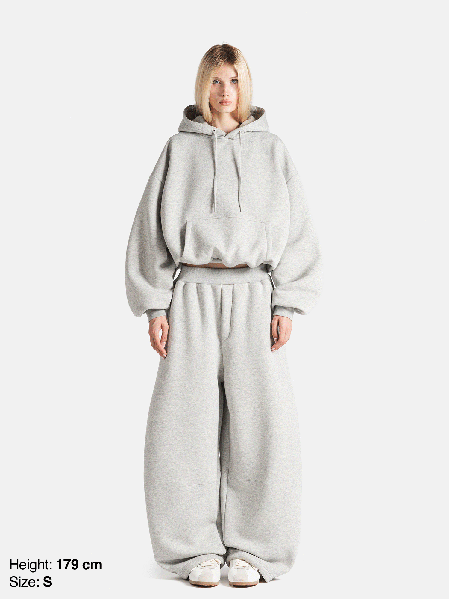 Enrage Bubble Hoodie hanorac gri bumbac gros