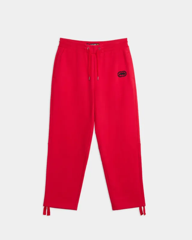 Ecko Red First String Classic Wide Leg pantaloni trening bumbac
