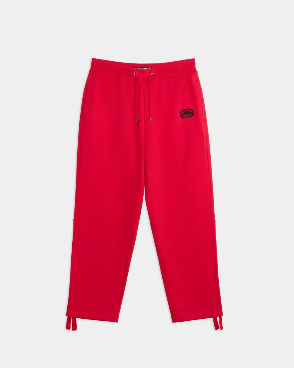 Ecko Red First String Classic Wide Leg pantaloni trening bumbac