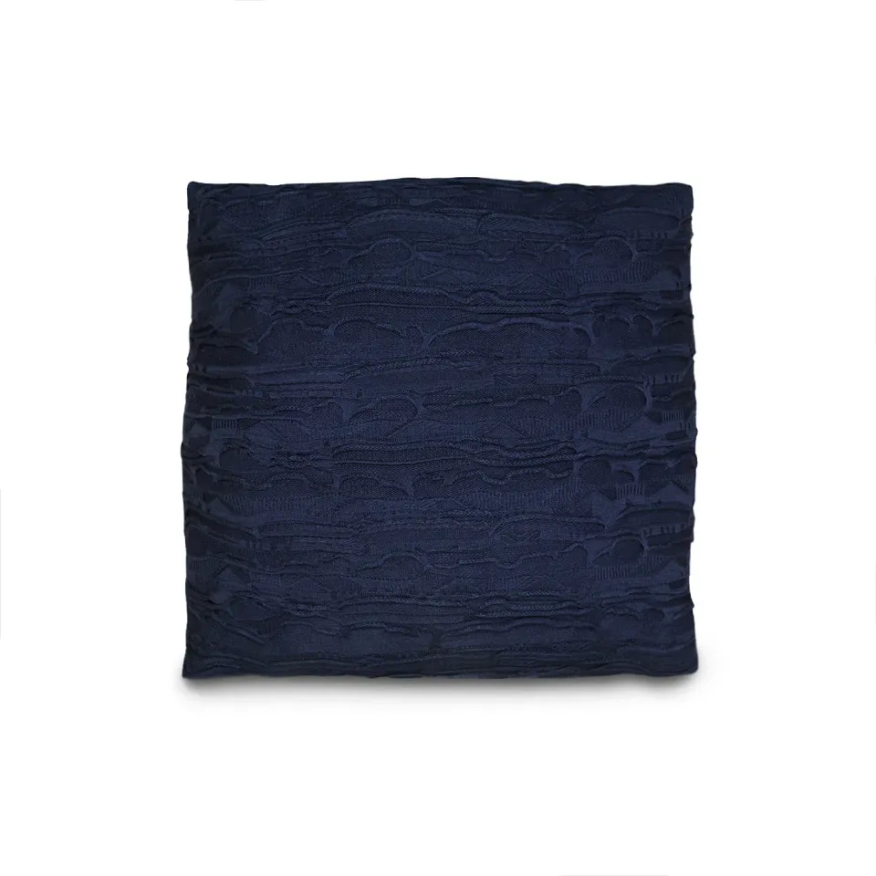 COOGI Navy perna decorativa tricot 21x21 inch bleumarin
