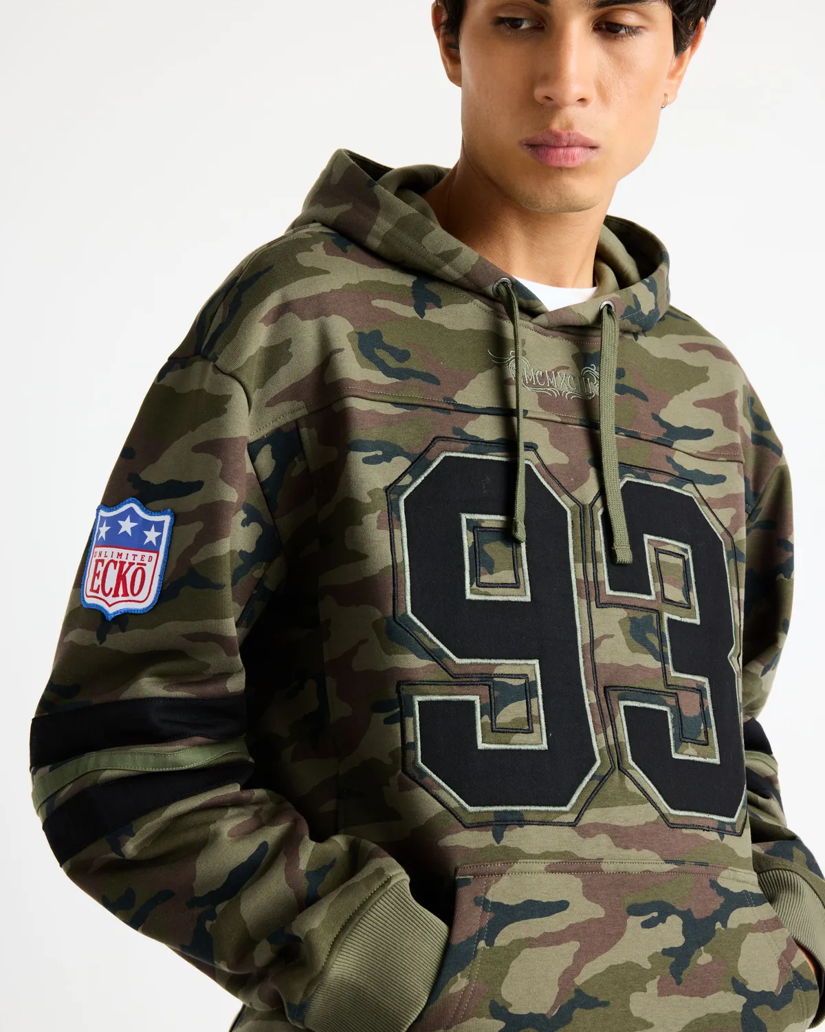 Ecko Red Blitz hanorac camo bumbac cu buzunar