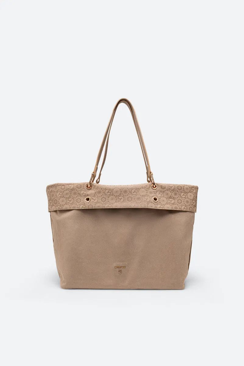 Gattinoni Teodosia Beige geanta de umar reversibila