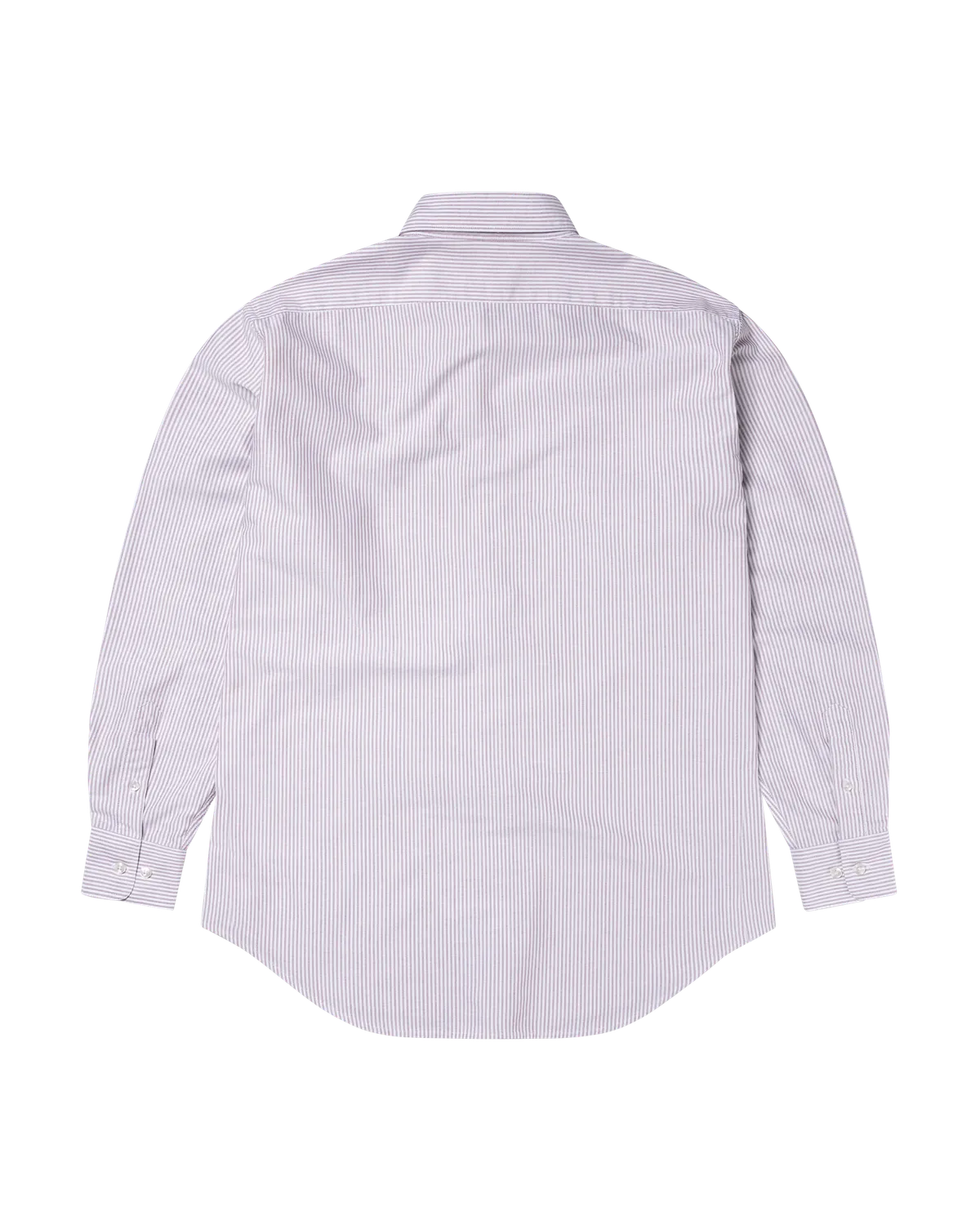 No Problemo Oxford LS Stripe cămașă roșie bumbac