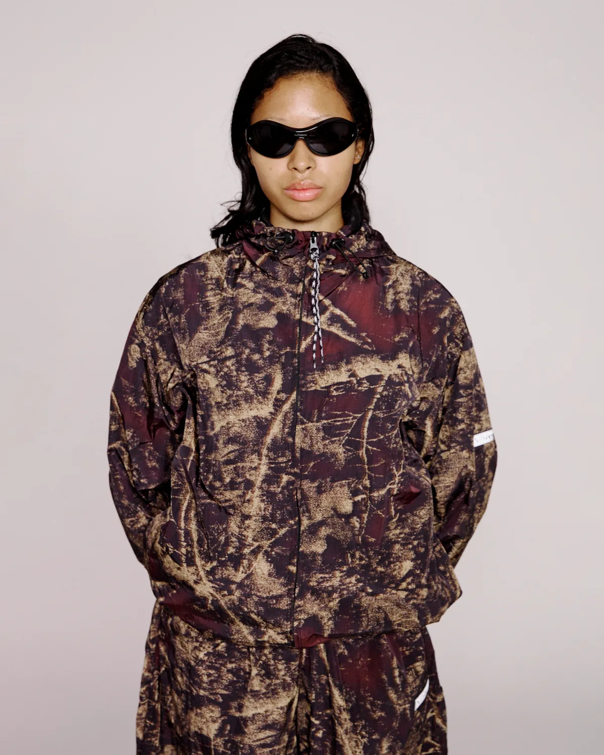 No Problemo Forest Glitch geacă camo nylon
