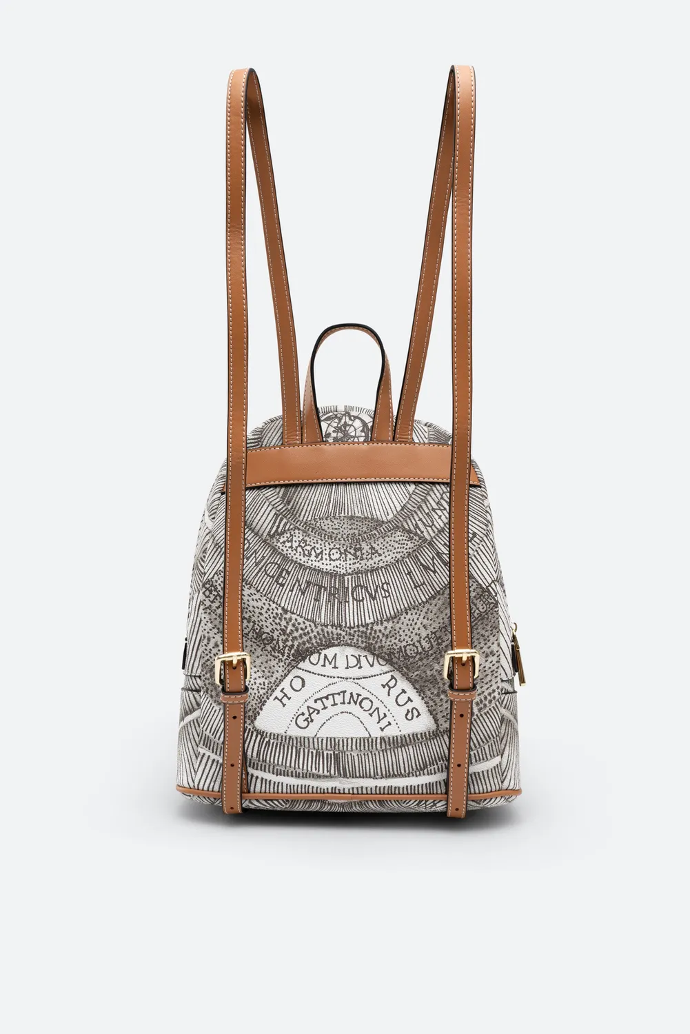 Gattinoni Planetarium Ink Sepia rucsac mediu piele