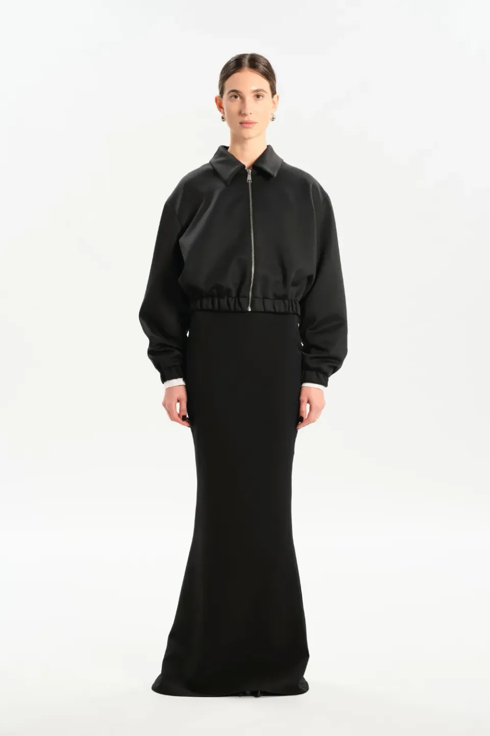 Dualitae Patrizia geaca bomber neopren neagra