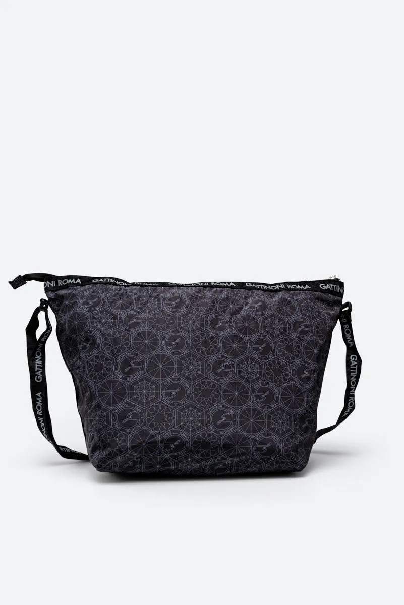 Gattinoni Teodosia EasyChic geanta hobo neagra nailon