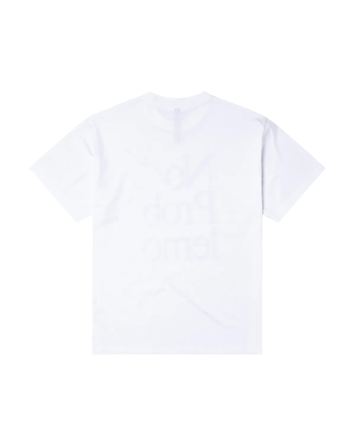 No Problemo Spiral SS Tee tricou alb bumbac