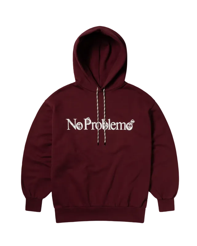 No Problemo Funghi Problemo Hoodie hanorac visiniu