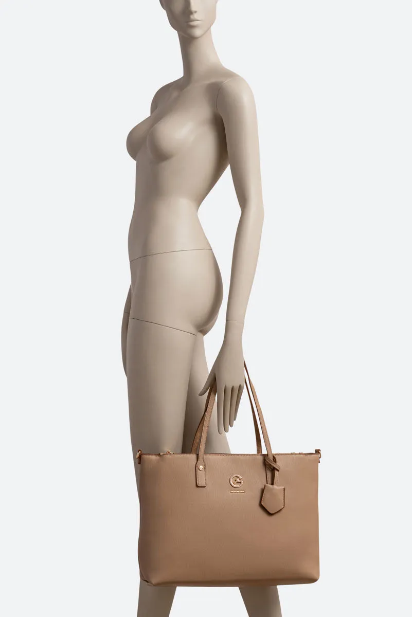 Gattinoni Denise Soft geanta umar naturala 37cm
